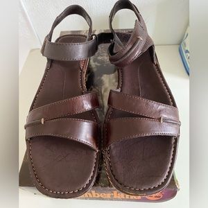 Timberland Brown Leather Sandals